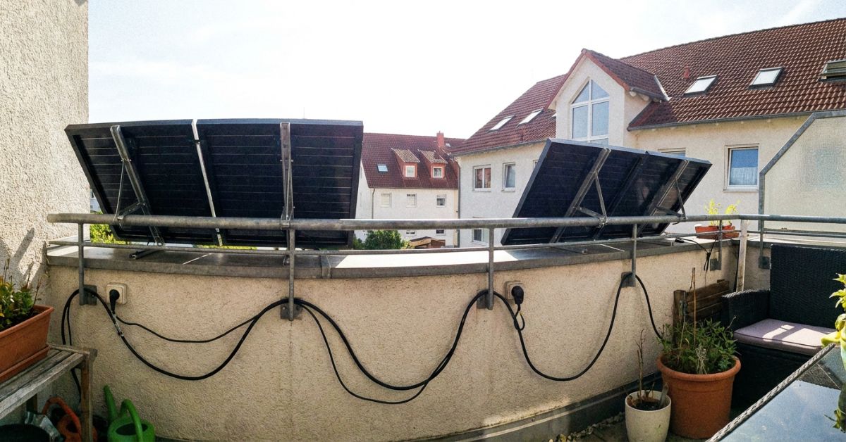 zwei balkonkraftwerke an einem zähler