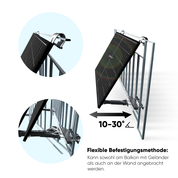 Solarscouts Balkonhalterung für Balkonkraftwerke, 29,00 €