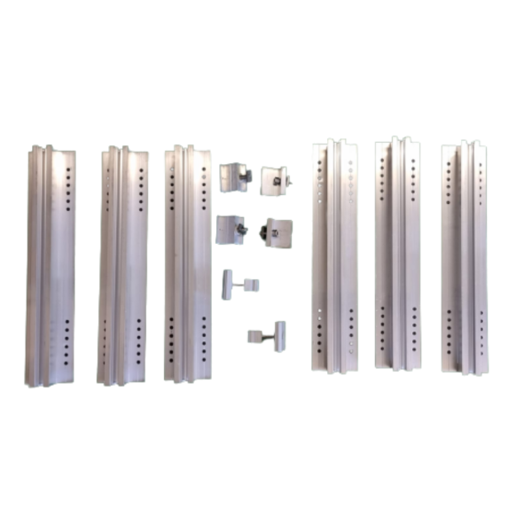 DATA COMM 60-0022-S 2-Gang Niedervolt-Halterung – Lila, Für Trockenbauwände 0,6–2,5 Cm