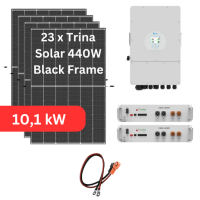 10,1 kWp Trina Solar Vertex 440W & Deye SUN-10K-SG04LP3-EU Hybridwechselrichter mit Pytes E-BOX-48100R 10,24 kWh Speicher