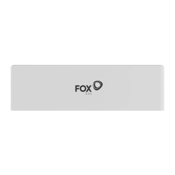 FOX ESS ECS2900 Hochvolt-Solarspeicher 2,88 KWh – Steuerfrei Nach §12 III UstG