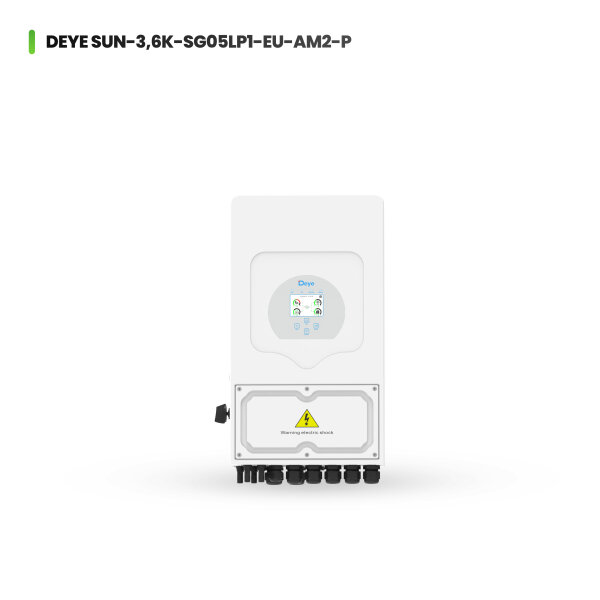 Deye SUN-3.6K-SG05LP1-EU-AM2-P 3,6kW Niedervolt Hybrid-Wechselrichter 1-Phasen