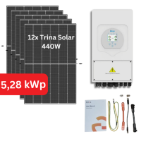 5,28 kWp Photovoltaikanlage Trina Solar mit 3,6 kW Deye...
