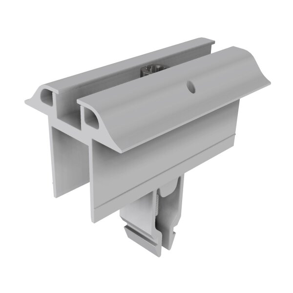 SL-Rack Mittelklemme Vario mit Erdung, Modulmittelklemme für Rahmenhöhen 30-50 mm 91121-01