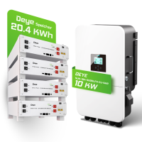 Hybrid-Set: Deye 10kW Wechselrichter + 20,48kWh Deye SE-F5 Pro-C