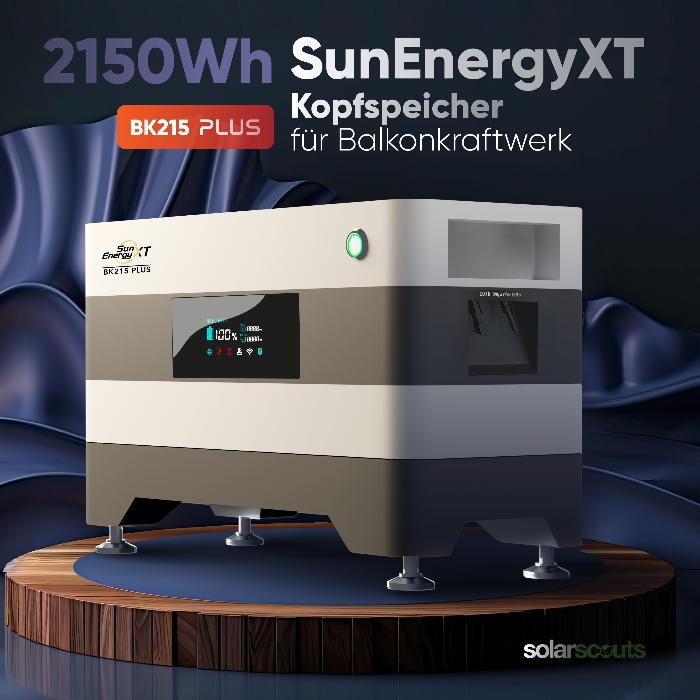 SunEnergyXT BK215 PLUS Balkonkraftwerkspeicher