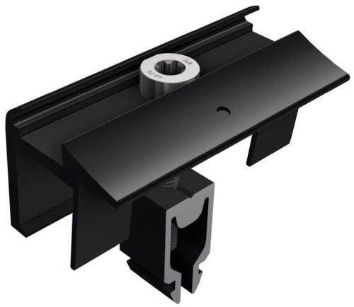 Schletter (SL-Rack) Endklemme Vario mit Erdung, schwarz eloxiert