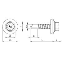 Schletter (SL-Rack) Self-Drilling Screw 5.5 x 20-25 DS 16...