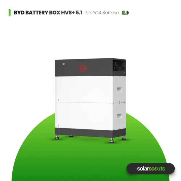 Hybrid-Set: Solis 5kW Hybrid-Wechselrichter + 5,12kWh BYD Speicher HVS+