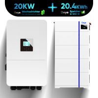 Hybrid-Set: Deye 20kW Hybrid-Wechselrichter + 20,48kWh Deye Speicher AI-W5.1-B