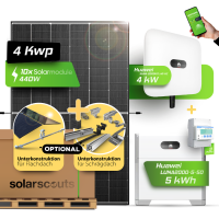 4,4 kWp JA Solar 440 Вт Fullblack та 4 кВт Huawei...