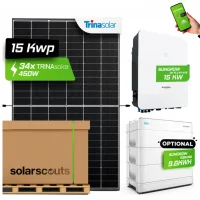 Komplett-Set: 15,6kWp Trina + 15kW Sungrow WR + Opt....