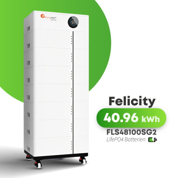 Felicity Stapelspeicher | 40,96 kWh | Erweiterbar | FLS48100SG2 | LiFePO4