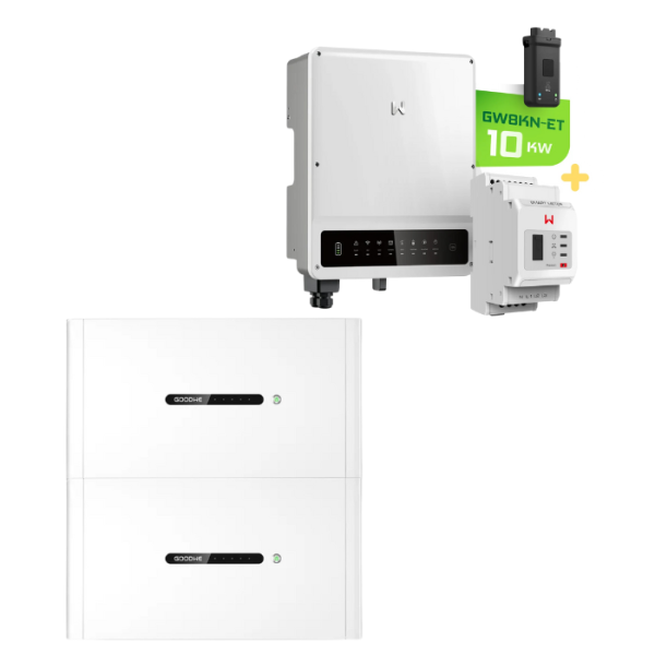 Hybrid-Set: GoodWe 10kW Hybrid-Wechselrichter + 10kWh GoodWe Speicher Lynx Home D
