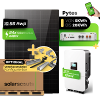 Photovoltaik Komplettset 10,92 kWp + 5-20kWh Speicher...