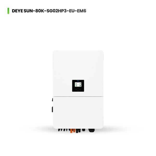 Deye SUN-80K-SG02HP3-EU-EM6 80 kW Hochvolt Hybridwechselrichter 3-Phasig