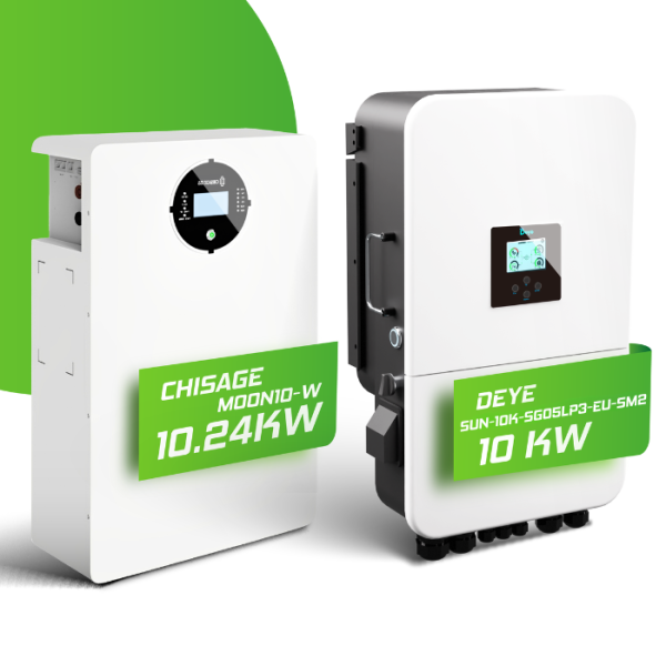 Hybrid-Set: Deye 10kW Hybrid-Wechselrichter + 10kWh Chisage Speicher MOON10-W