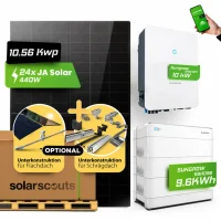 Komplett-Set: 10,8kWp + 10kW Sungrow Wechselrichter +...