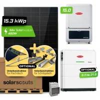 15 kW Fronius Solaranlage mit Speicher (Optional) | JA...