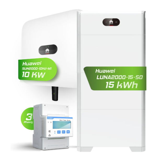 Hybrid-Set: Huawei 10kW Hybrid-Wechselrichter + 15kWh Speicher LUNA2000-15-S0
