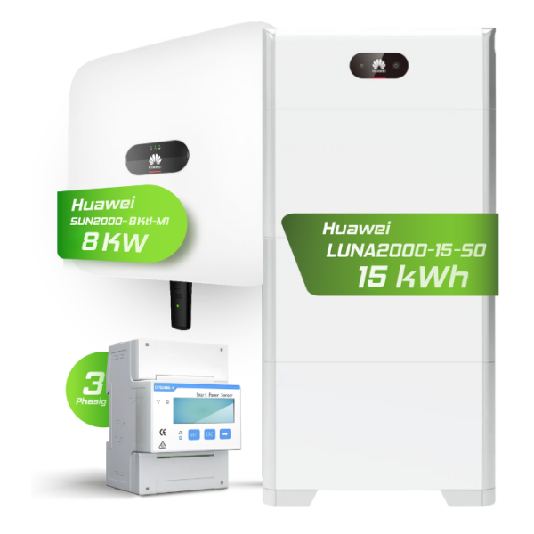 Hybrid-Set: Huawei 8kW Hybrid-Wechselrichter + 15kWh Speicher LUNA2000-15-S0