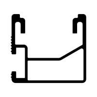 K2 SingleRail 36 - Aluminum Profile - 5.95 m - 2004260