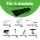 K2 Systems S-Dome 6.15 Classic - Flachdach Komplettset für 4 Module (Süd) - 15° Neigung