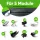 K2 Systems SingleRail Montageset - 5 Module - Ziegeldach - Horizontal (Quer)