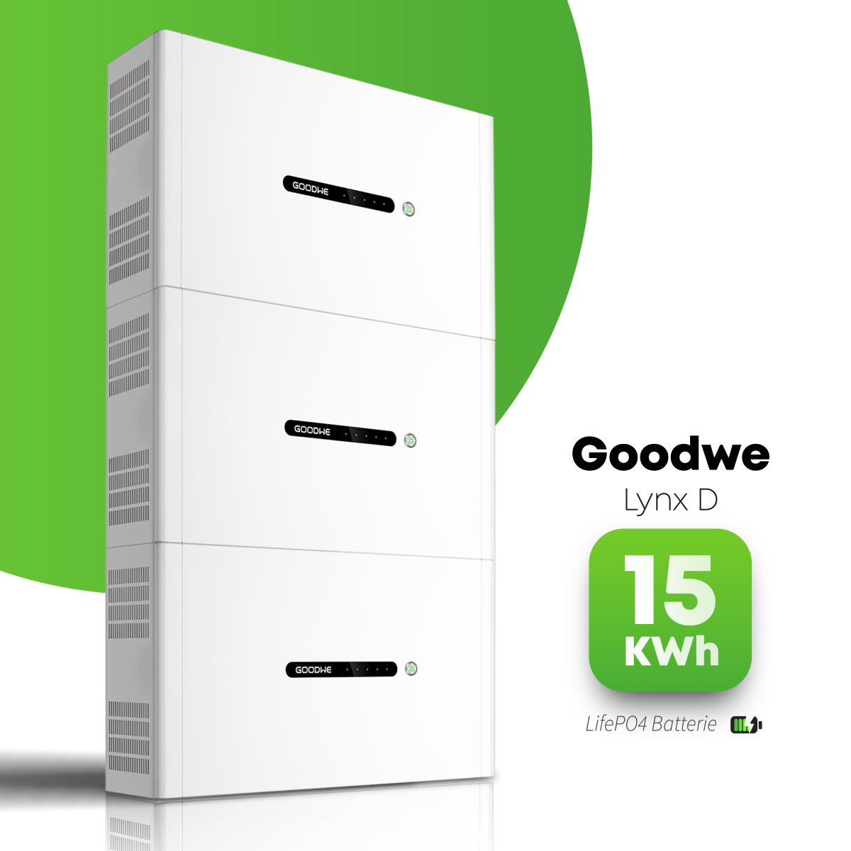 GoodWe Lynx D Batteriespeicher mit 15 kWh und Standfuß