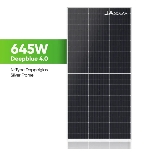 JA Solar 645W JAM72D42LB Bifazial N-Type Glas-Glas