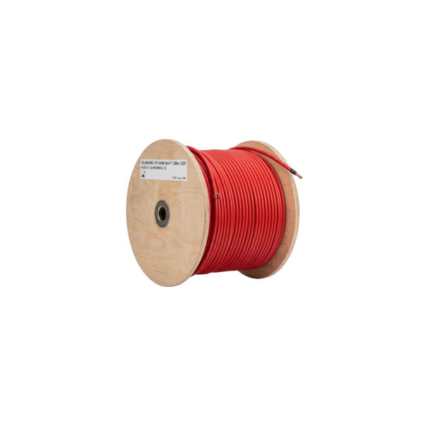Solarkabel MC4 6mm² 500m H1Z2Z2-K Rot (Rolle)