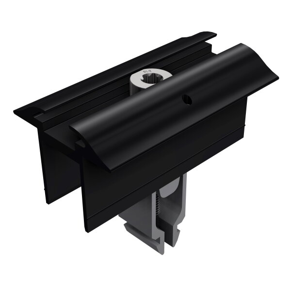 Schletter (SL Rack) Mittelklemme mit Erdung 28-45mm schwarz eloxiert