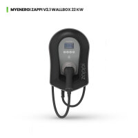 myenergi zappi V2.1 Wallbox 22 kW inkl. 6,5m Typ-2 Kabel,...
