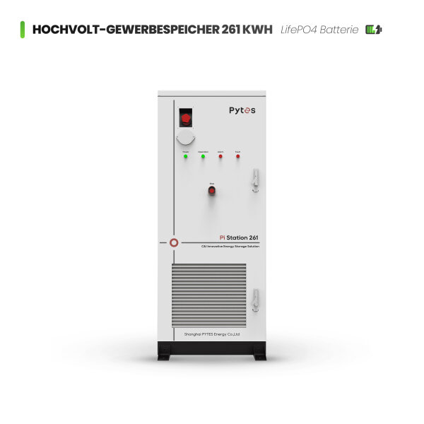 Pytes Pi-Station 261EX LiFePO4 Hochvolt-Gewerbespeicher 261 kWh (All-In-One, Outdoor, inkl. Klimatisierung)