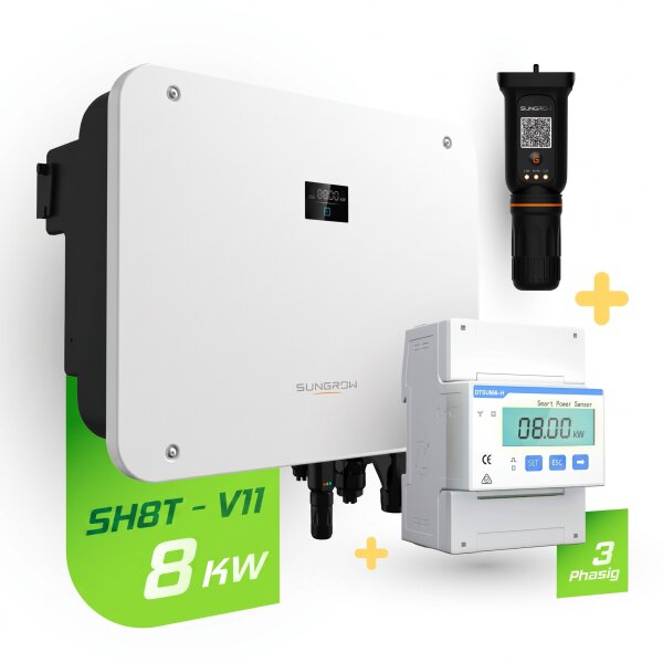 Sungrow SH8T 8kW Hybrid-Wechselrichter inkl. Smartmeter