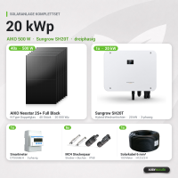 Sungrow Solaranlage 20kWp 40x AIKO 500W + Sungrow SH20T