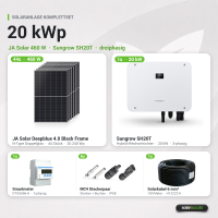 Sungrow Solaranlage 20kWp 44x JA Solar 460W + Sungrow SH20T