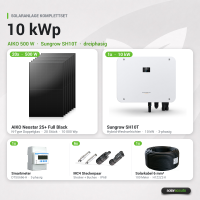 Sungrow Solaranlage 10kWp 20x AIKO 500W + Sungrow SH10T