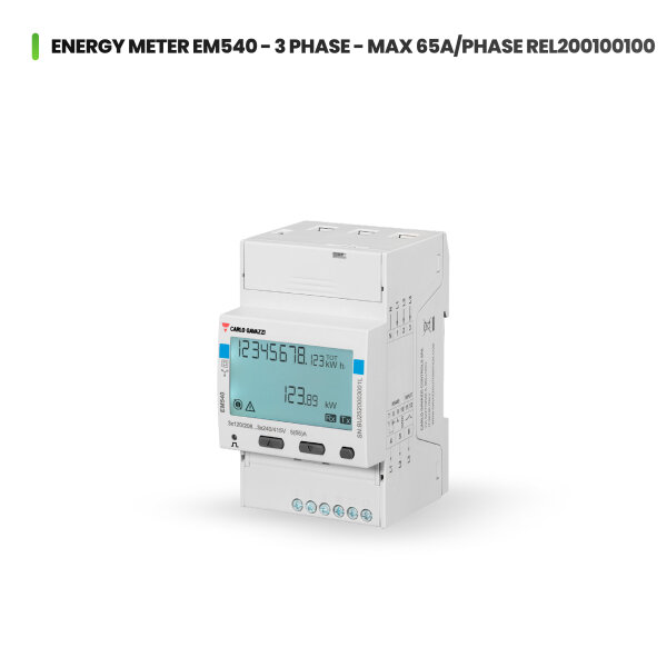Victron Energy Meter EM540 - 3 phase - max 65A/phase REL200100100
