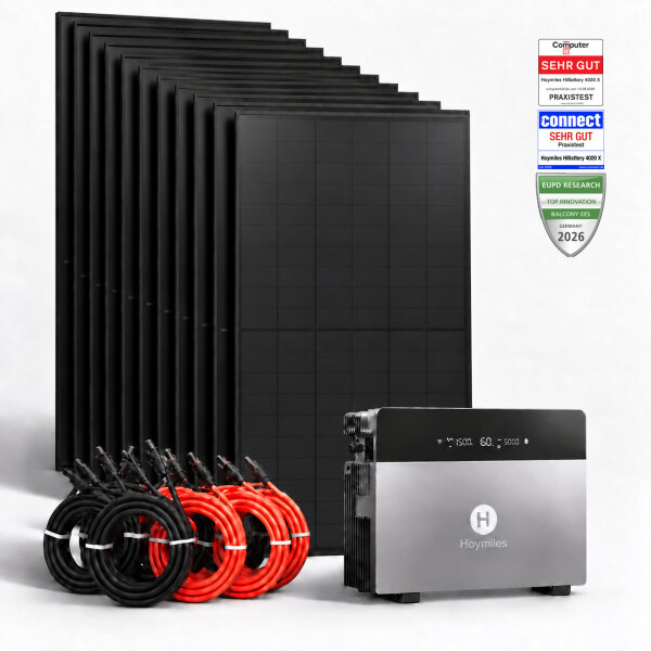 Balkonkraftwerk 5500W Hoymiles 4020 X Full Black