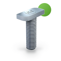K2 Systems T-Bolt 20/12 M8x20 Hammerkopfschraube Edelstahl